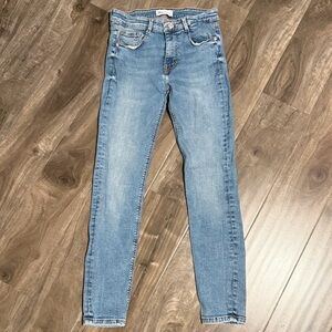 Zara Light Blue Skinny Jeans